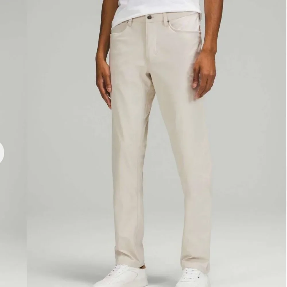 Lululemon ABC Pant Classic Khaki 34 x 32 Stretch Travel
